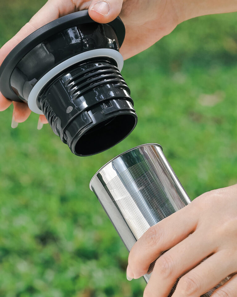 Phích giữ nhiệt kèm lọc trà siêu mịn, dung tích 1,8L Kaiyo - Hình ảnh 5